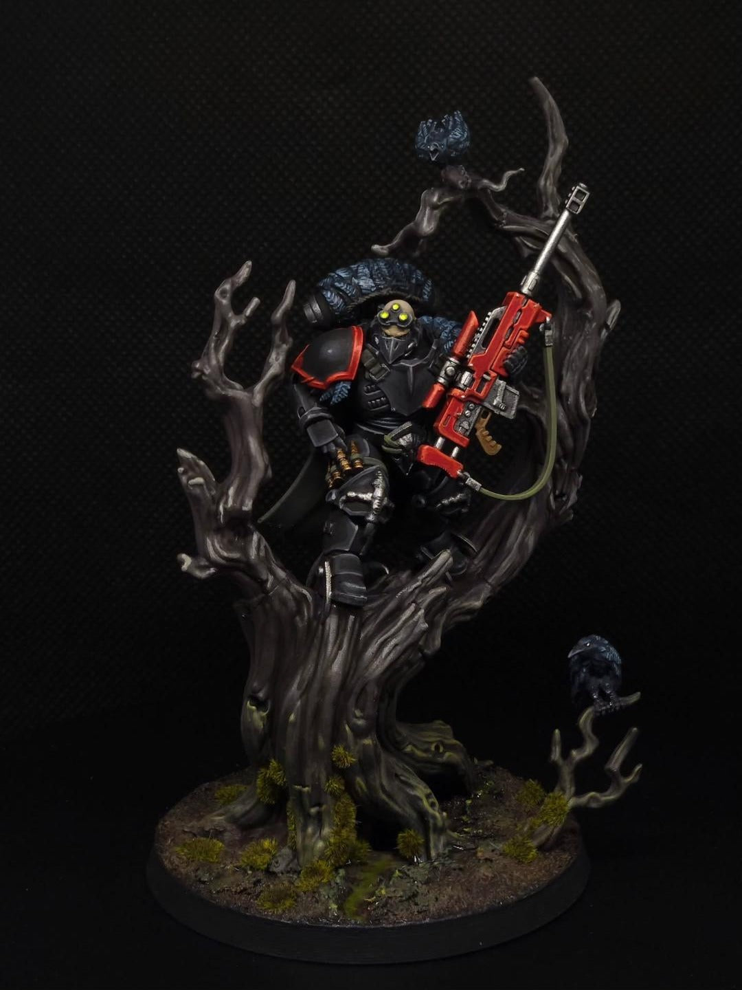 Painted example by @bohemianpaints (Instagram) - demonstration only, product sold as unpainted resin parts