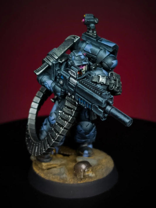 Painted and kitbashed example by @vlad_painting (Instagram) - demonstration only, product sold as unpainted resin parts