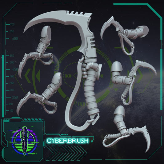 Rapt'Ops Axe Set 1 – 3D printed resin axes for 32mm miniatures