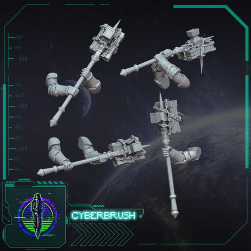 Codex Hammers Kit – 3D printed resin hammers for 32mm miniatures