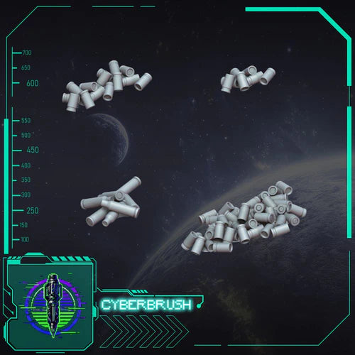 Shells – 3D printed resin spent shell casings for miniature bases