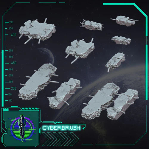 Concrete Blocs – 3D printed resin concrete blocks for miniature bases and terrain
