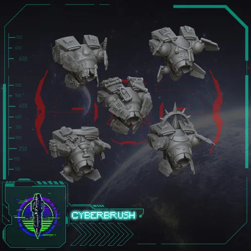 Crimson Angels Assault Propulsors – 3D printed resin jump packs for 32mm miniatures