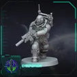 Tactical Scout Squad – 3D printed resin scout miniatures, view 3