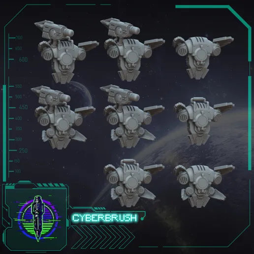 Raiders Backpacks – 3D printed resin backpacks for 32mm miniatures