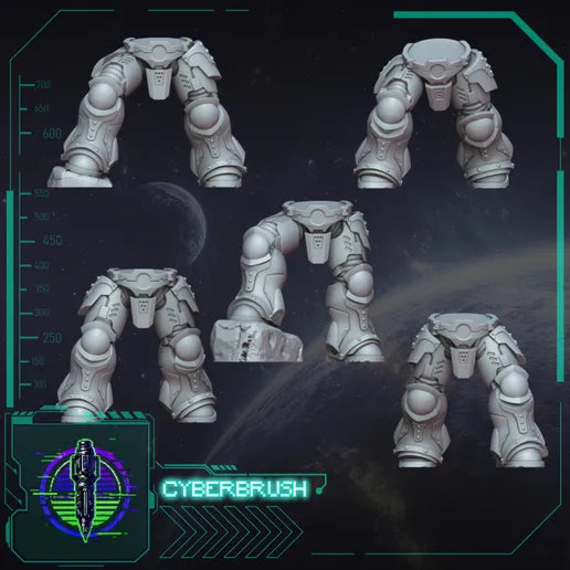 Leg Set – 3D printed resin posed legs for 32mm true-scale miniatures
