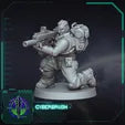 Tactical Scout Squad – 3D printed resin scout miniatures, view 5