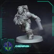 Tactical Scout Squad – 3D printed resin scout miniatures, view 8
