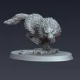 Skjoldfang Wolves – 3D printed resin war wolves, view 3