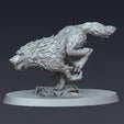 Skjoldfang Wolves – 3D printed resin war wolves, view 4