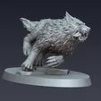 Skjoldfang Wolves – 3D printed resin war wolves, view 5