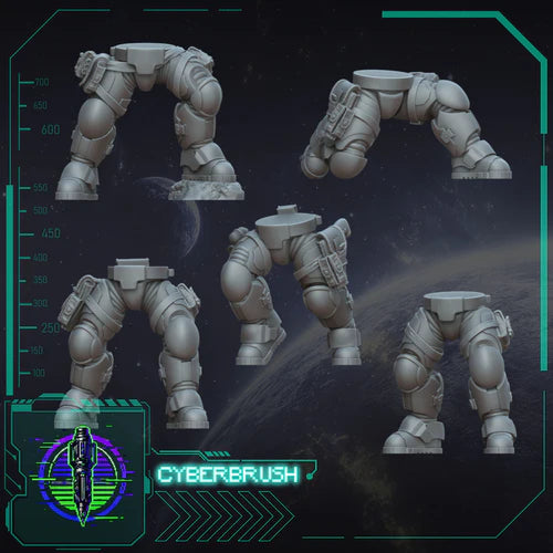 Recon Marine Leg Set 1 – 3D printed resin recon legs for 32mm miniatures