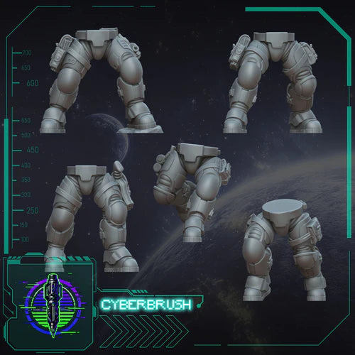 Recon Marine Leg Set 2 – 3D printed resin recon legs for 32mm miniatures