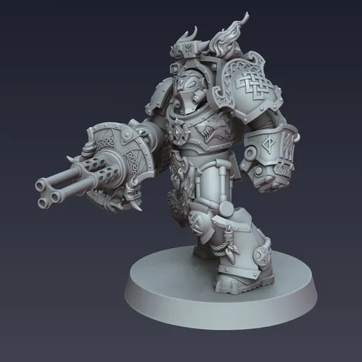 Space Vikings Exterminators – 3D printed resin miniatures, view 4