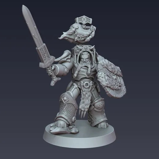 Space Vikings Exterminators – 3D printed resin miniatures, view 2