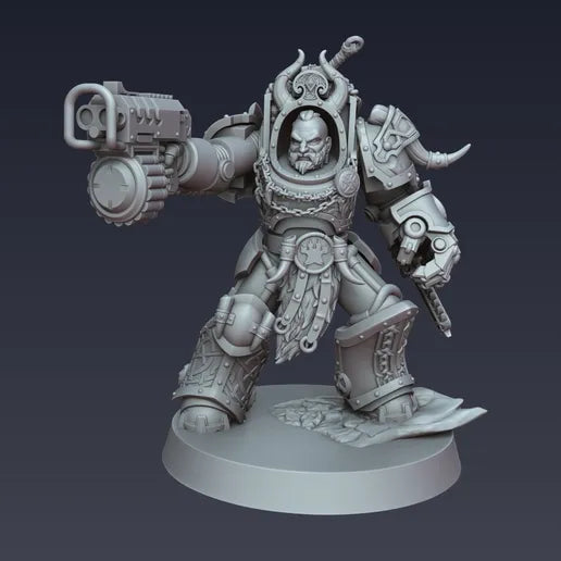 Space Vikings Exterminators – 3D printed resin miniatures, view 3