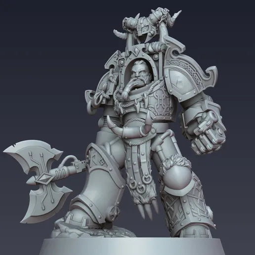 Space Vikings Exterminators – 3D printed resin miniatures, view 5