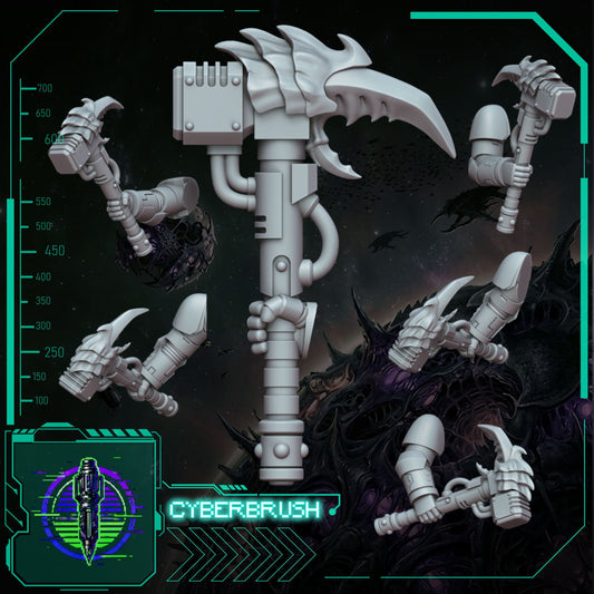 Space Bug Hunters Hammer – 3D printed resin hammers for 32mm miniatures