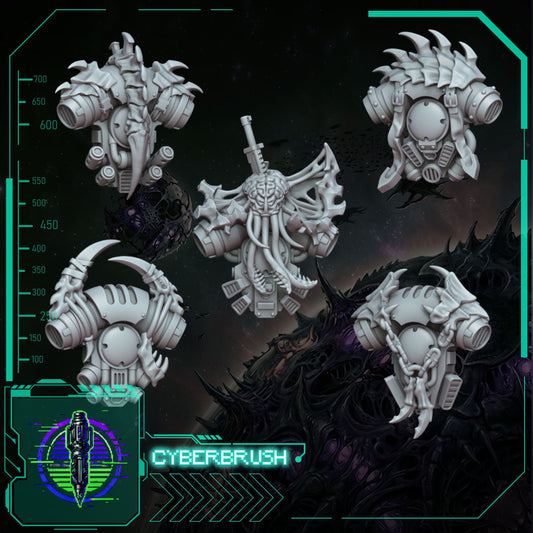 Space Bug Hunters Backpacks – 3D printed resin backpacks for 32mm miniatures