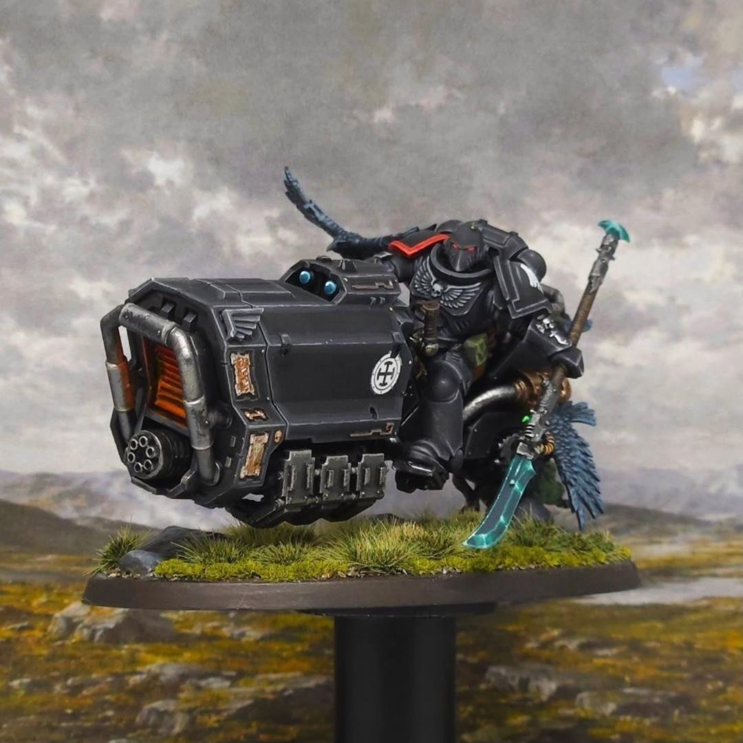 Painted and kitbashed example by @bohemianpaints (Instagram) - demonstration only, product sold as unpainted resin parts