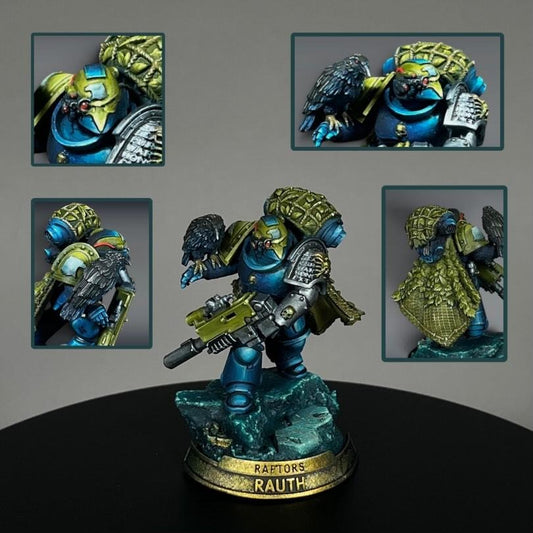 Painted and kitbashed example by @paint_eater_miniatures (Instagram) - demonstration only, product sold as unpainted resin parts