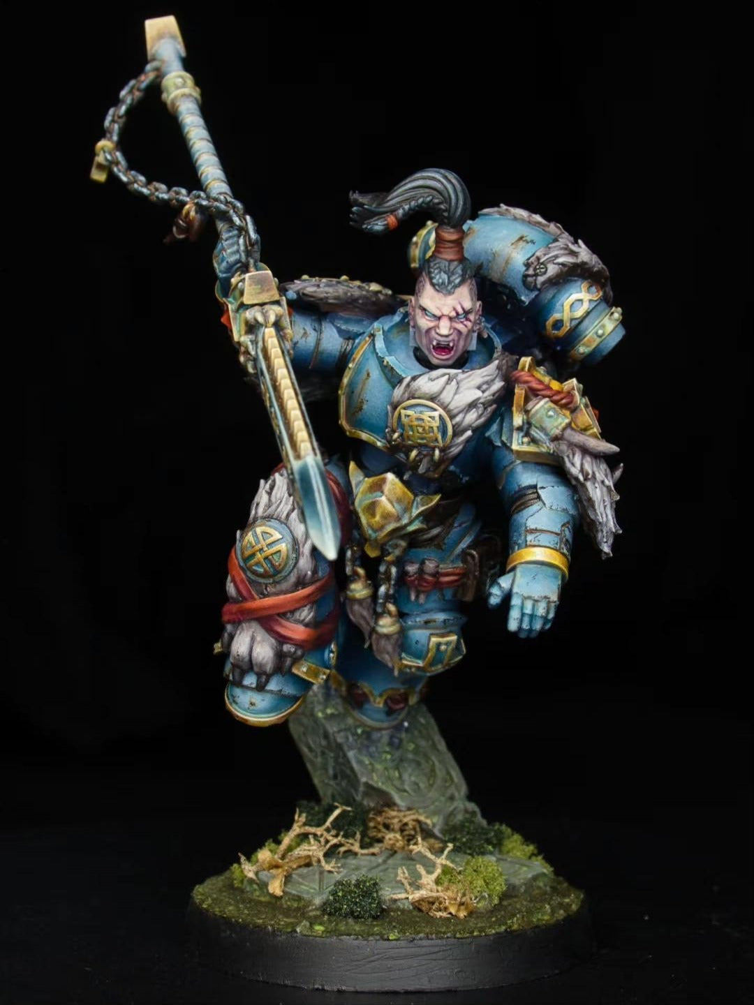 Painted example by @stormcastmarine (Instagram) - demonstration only, product sold as unpainted resin parts
