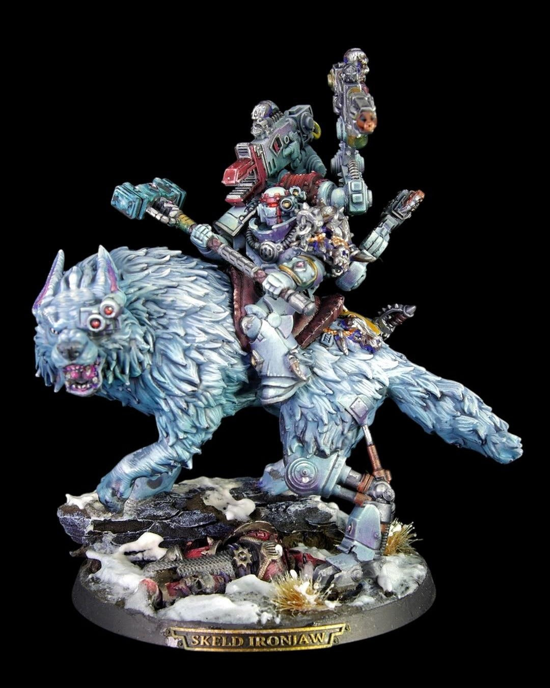 Painted and kitbashed example by @paint_eater_miniatures (Instagram) - demonstration only, product sold as unpainted resin parts