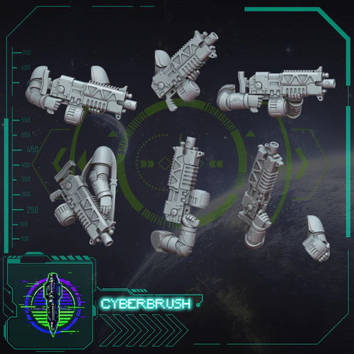 Tactical Rifles – 3D printed resin tactical rifles for 32mm miniatures